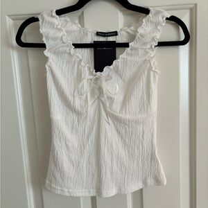 NWT Brandy Melville Lettuce-Hem Top
